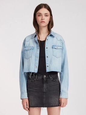 AllSaints Denim Jacket - Light Blue